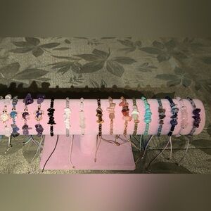 Elegant Multi-Color Crystal Stone Bracelets